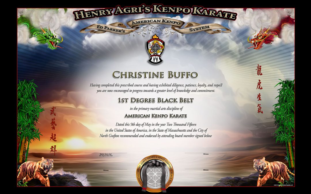 HAKK – Black Belt Certificate