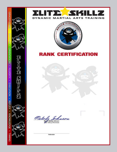 Elite Skillz certificate example